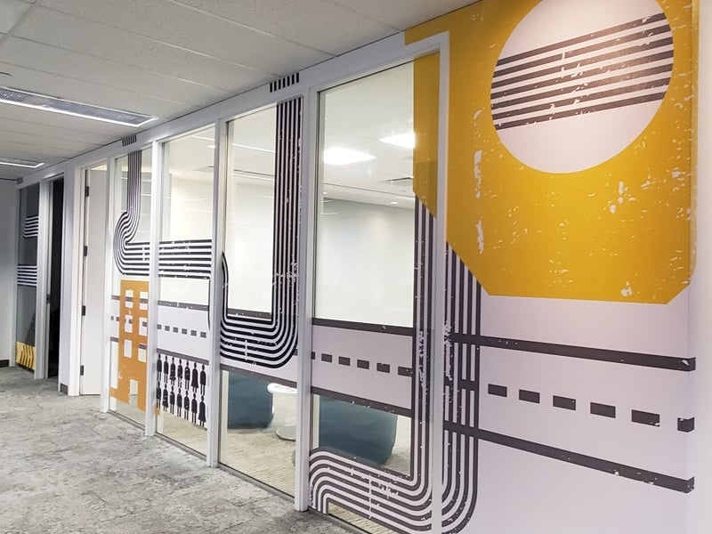 Self-adhesive wallpaper-wall-mural