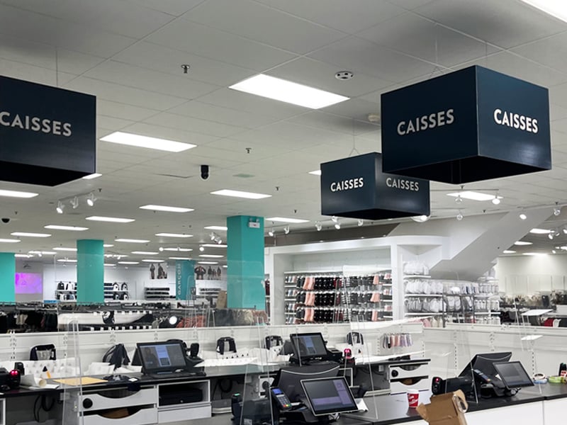 Habillage magasin - Aubainerie
