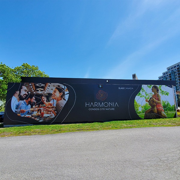 Exterior-banner-on-wood-structure